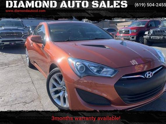 HYUNDAI GENESIS COUPE 2013 KMHHT6KDXDU095772 image